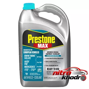 ضدیخ و کولانت خودرو پریستون MAX با خاصیت تمیزکنندگی