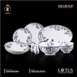 سرویس 28 پارچه گلدکیش لوتوس- GoldKish