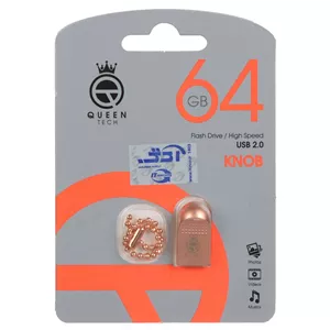 Queen Knob USB2 0 Flash Memory 64GB رزگلد گارانتی مادام العمر شرکت آی تین