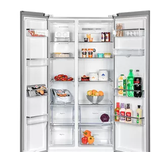 یخچال فریزر ساید ایکس ویژن مدل TS666ASD استیل گرید B- پس کرایه