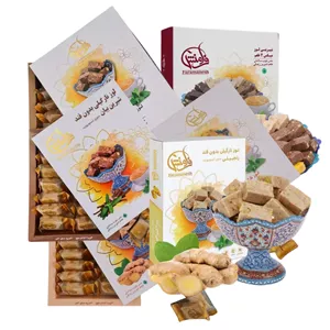 شیرینی لوز رژیمی نارگیلی بدون قند و گلوتن فرامنش