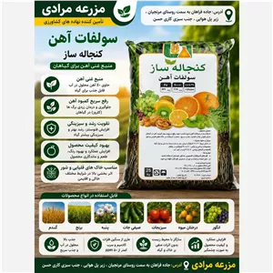 کود سولفات آهن کنجاله ساز 25 کیلویی