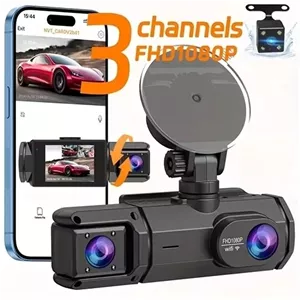 دوربین ثبت وقایع سه لنزه وای فای دار BLACK BOX مدل S-2 Ultra Full HD