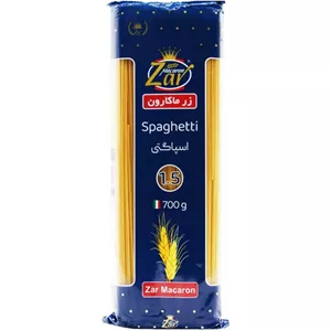 اسپاگتی زرماکارون قطر 1 5 700 گرمی 