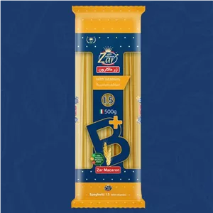 اسپاگتی غنی شده با ویتامین ب قطر 1 5 500 گرمی 