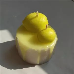 شمع کیک لیمویی