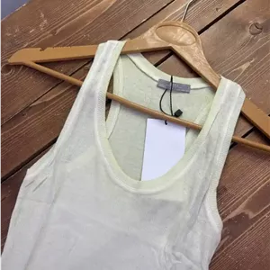 تاپ زنانه کرم روشن ریب جذب یقه گرد Zara