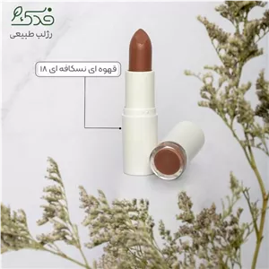 رژلب رولی نیکا (قهوه ای نسکافه ای کد 18)