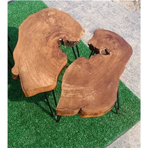 میز جلو مبلی عسلی دفرمه روستیک 