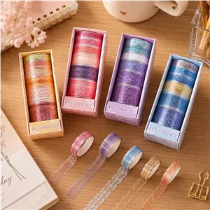 چسب واشی 6 عدد طرح حاشیه