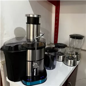 آبمیوه گیری چهارکاره فیلیپس philips توان 2400 وات گلویی استیل صفحه لمسی 5 سرعته پایه استیل ارسال رایگان