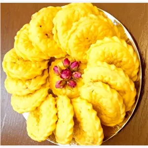 کلمپه زعفرانی و گردویی ویژه با کره حیوانی 300 گرمی