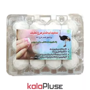سفیداب شترمرغ بسته 12 عددی