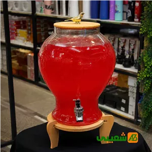 کلمن شیشه ای پایه دار مدل آریان