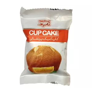 کاپ کیک پرتقالی نادری - 30 گرم بسته 40 عددی
