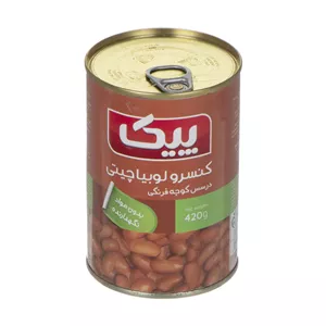 کنسرو لوبیا چیتی با سس گوجه پیک - 420 گرم