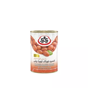 کنسرو لوبیا چیتی در سس گوجه فرنگی یک و یک - 420 گرم
