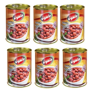 کنسرو لوبیا چیتی ماهوند - 350 گرم مجموعه شش عددی