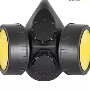 ماسک شیمیایی نیم صورت تک پلاست دو فیلتر مدل TP-M1007