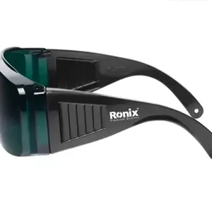 عینک ایمنی برشکاری رونیکس مشکی نور 5 مدل RH-9026