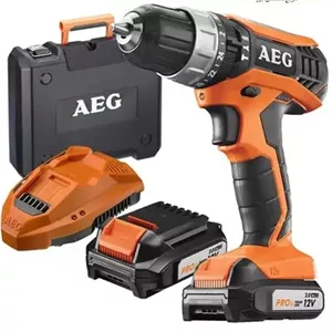 دریل شارژی چکشی AEG لیتیوم 12 ولت مدل BSB 12G3 LI-202C
