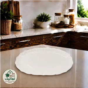 دیس بیضی چینی لمون مدل ریوان کد402L