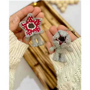 دموگرگن بافتنی مینی با اویز