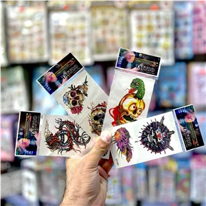 استیکر تتو ببر و اژدها 