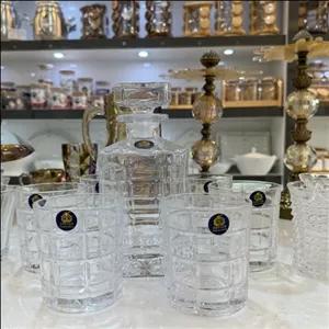 تنگ و لیوان کریستال تیتون کد 1055 (هفت پارچه ) با کیفیت فوق العاده ساخت چین