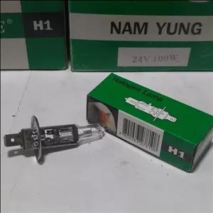 لامپ گازیH1 فیشی 24ولت 100وات برند عقاب