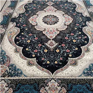 فرش ماشینی700سوگند زمینه سرمه ای