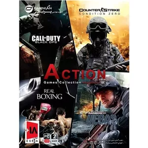 بازی کامپیوتر کالکشن بازیهای اکشن Action Games Collection 11 PC 2DVD9 پرنیان