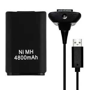 باتری و شارژر دسته بازی 3 کاره XBox 360 NI-MH 4800mAh