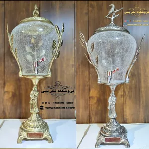کلمن کلمند کولمن کولمند سلطنتی عروس و داماد باله طلایی و نقره ای آلیاژی آلومینیومی ( تکریمی شاپ )