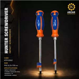 پیچ گوشتی دوسو و چهارسو ضربه خور هانتر