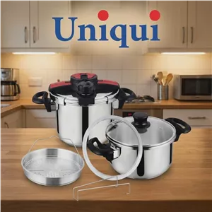 زودپز دوقلو یونیک PERFECT درب کلیپسی مدل Uniqui