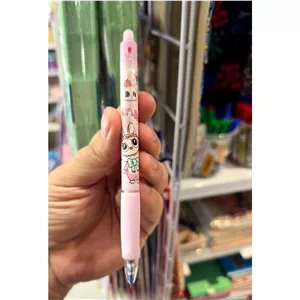 خودکار فشاری پاک کن دار طرح لبوبو