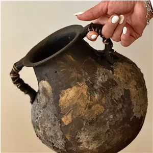 گلدان دسته دار روستیک