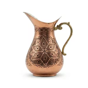 پارچ مسی مدل الماس تراش