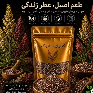 کینوا 3 رنگ درجه1(500گرمی)