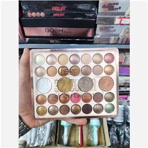 پالت سایه چشم و هایلایتر 32 رنگ فراس کازمتیکس Feraas Cosmetics 32 Color Highlight Eyeshadow Palette