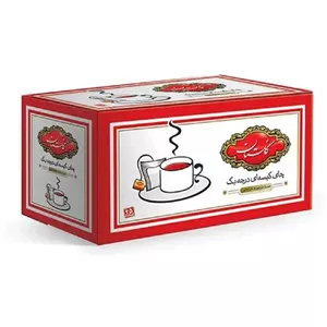 چای سیاه کیسهای (تیبگ) خارجی گلستان – بسته 25 عددی