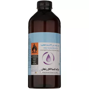 الکل اتیلیک طبی کیمیا الکل کماکل زنجان 96 درصد حجم 1 لیتر مدل 1