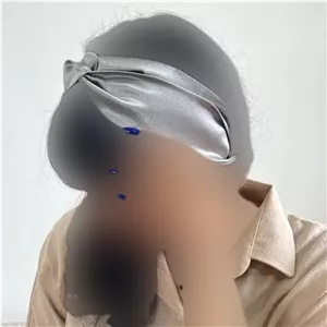 هدبند ساتن گره ای زنانه کد 1361