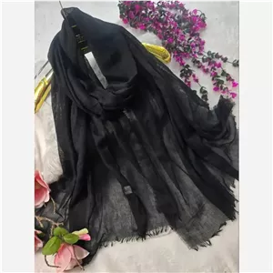 شال زنانه زارا کنف سنگ شور لب ریش بهاره