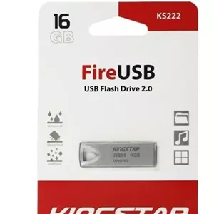 فلش مموری گینگستار مدل KS222 گارانتی متین 16 گیگ و 32 گیگ KINGSTAR 
