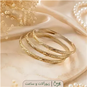 النگو طلاروس مدل هلال (3 عددی)