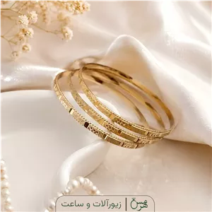 النگو طلاروس مدل دلارا (3 عددی)