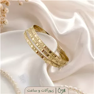 النگو طلاروس مدل فلور (3 عددی)