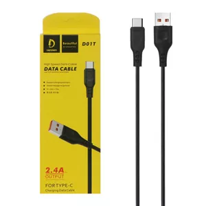 کابل تایپ سی denmen مدل D01T طول 1 متر ا Denmen D01T Type-C Cable 1 (m)